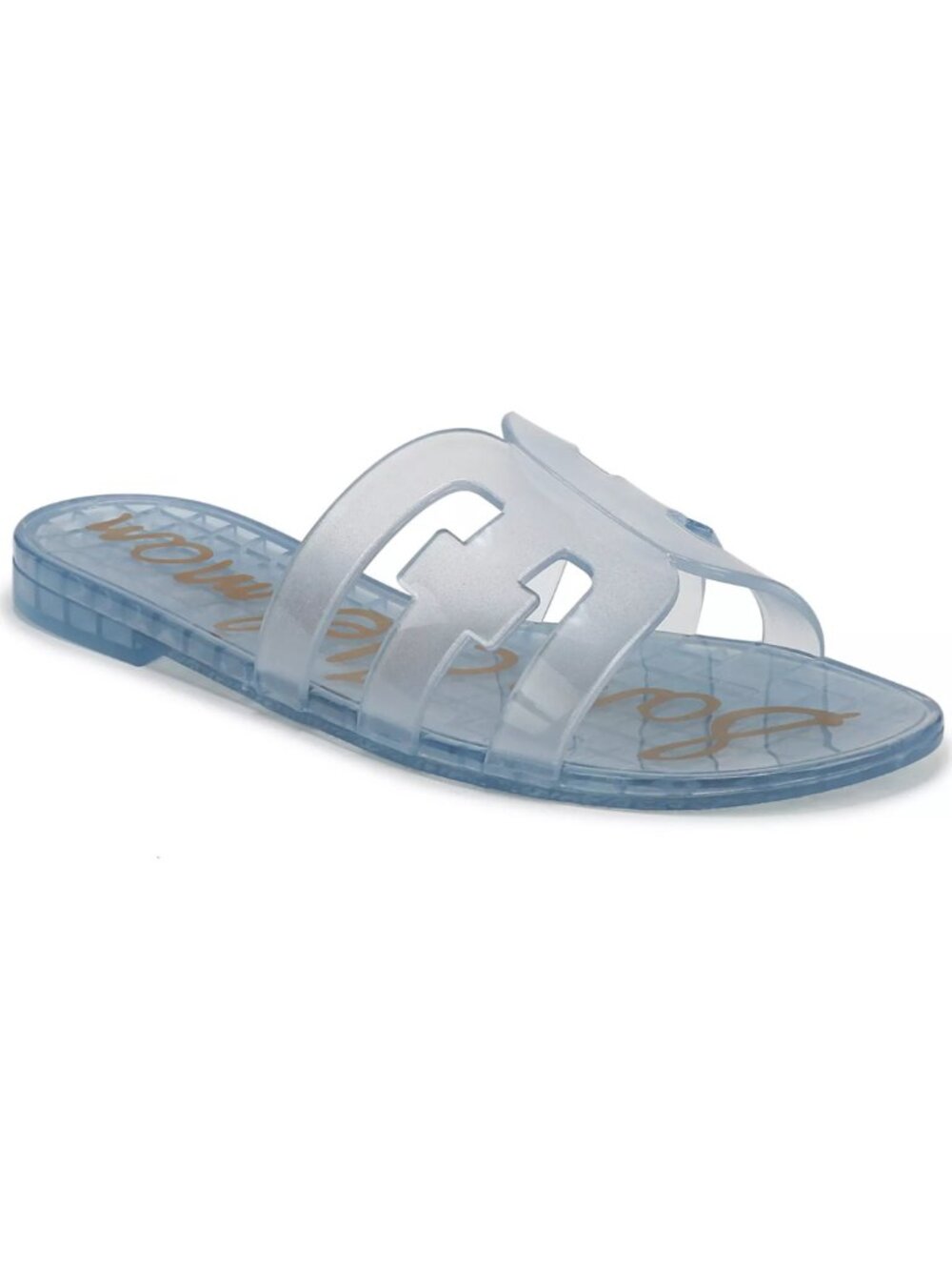 Sam Edelman Bay Jelly Slide Sandals Azure Blue Size 10 M NWT